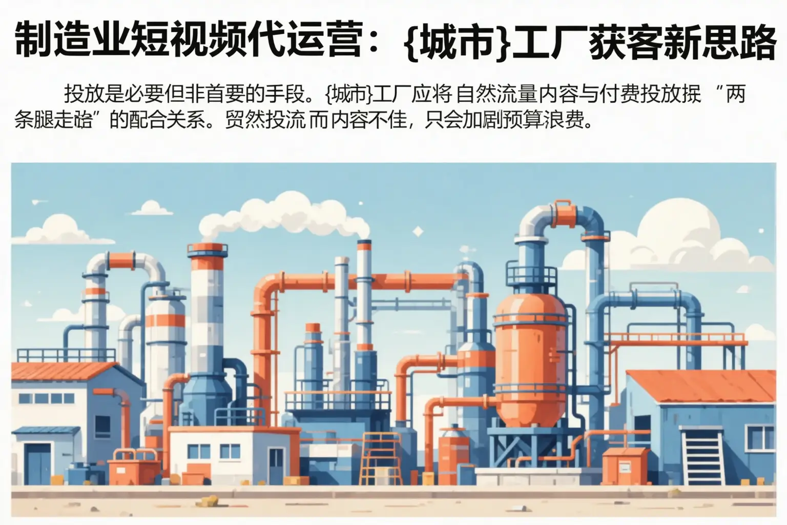 制造业短视频代运营：翁源工厂获客新思路